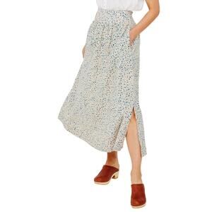 Mirth NEW Bay Maxi Skirt Women’s Size S Sandy Field Flower Hand Spun Cotton